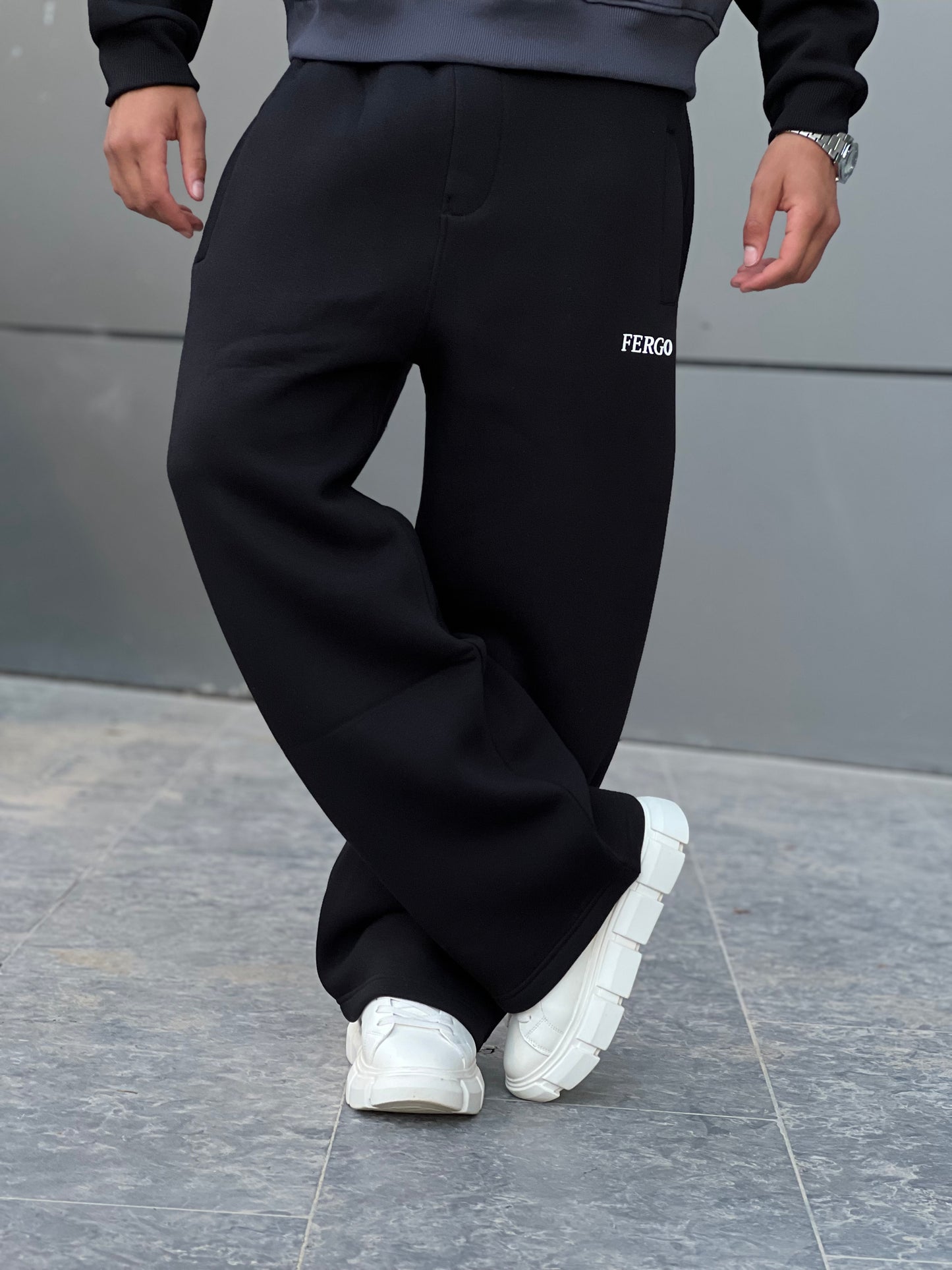 Essential black sweatpants