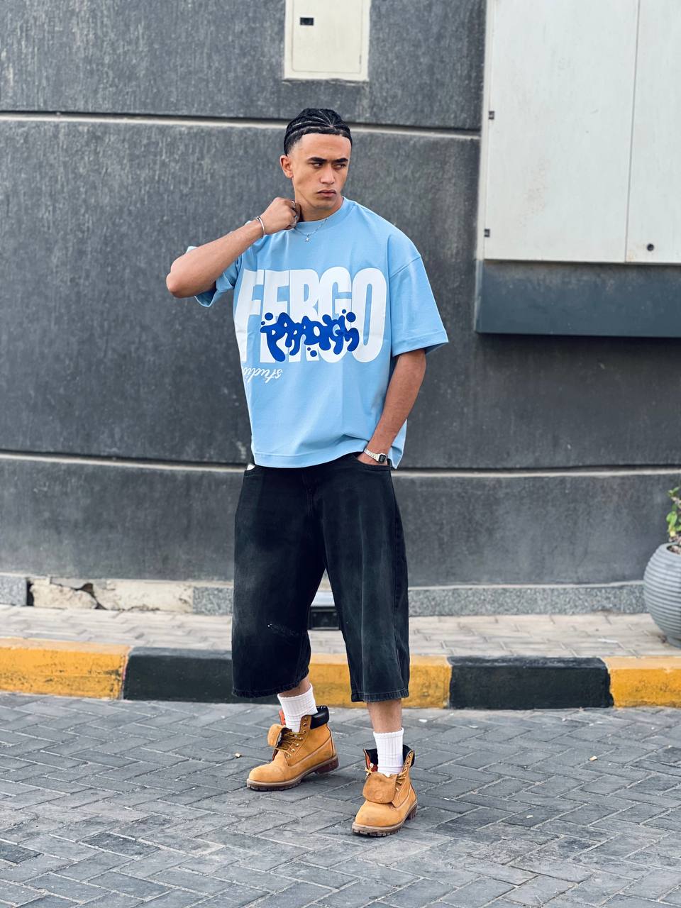 Oversized Baby Blue T-shirt