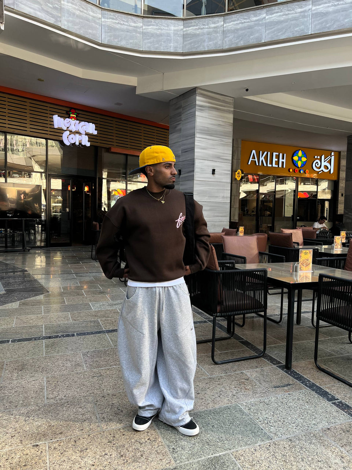 Brown Impact Crewneck