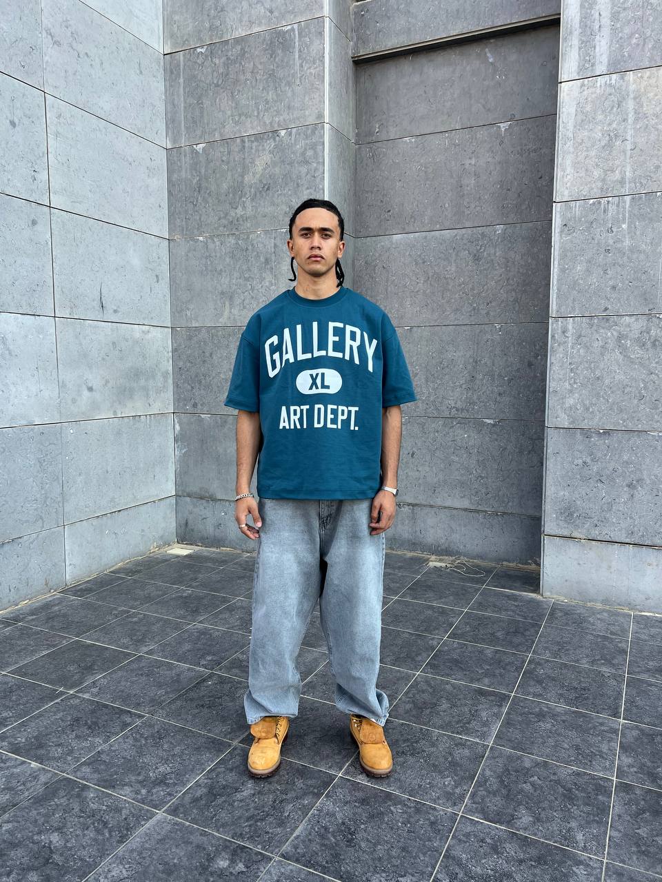 indigo oversized t-shirt