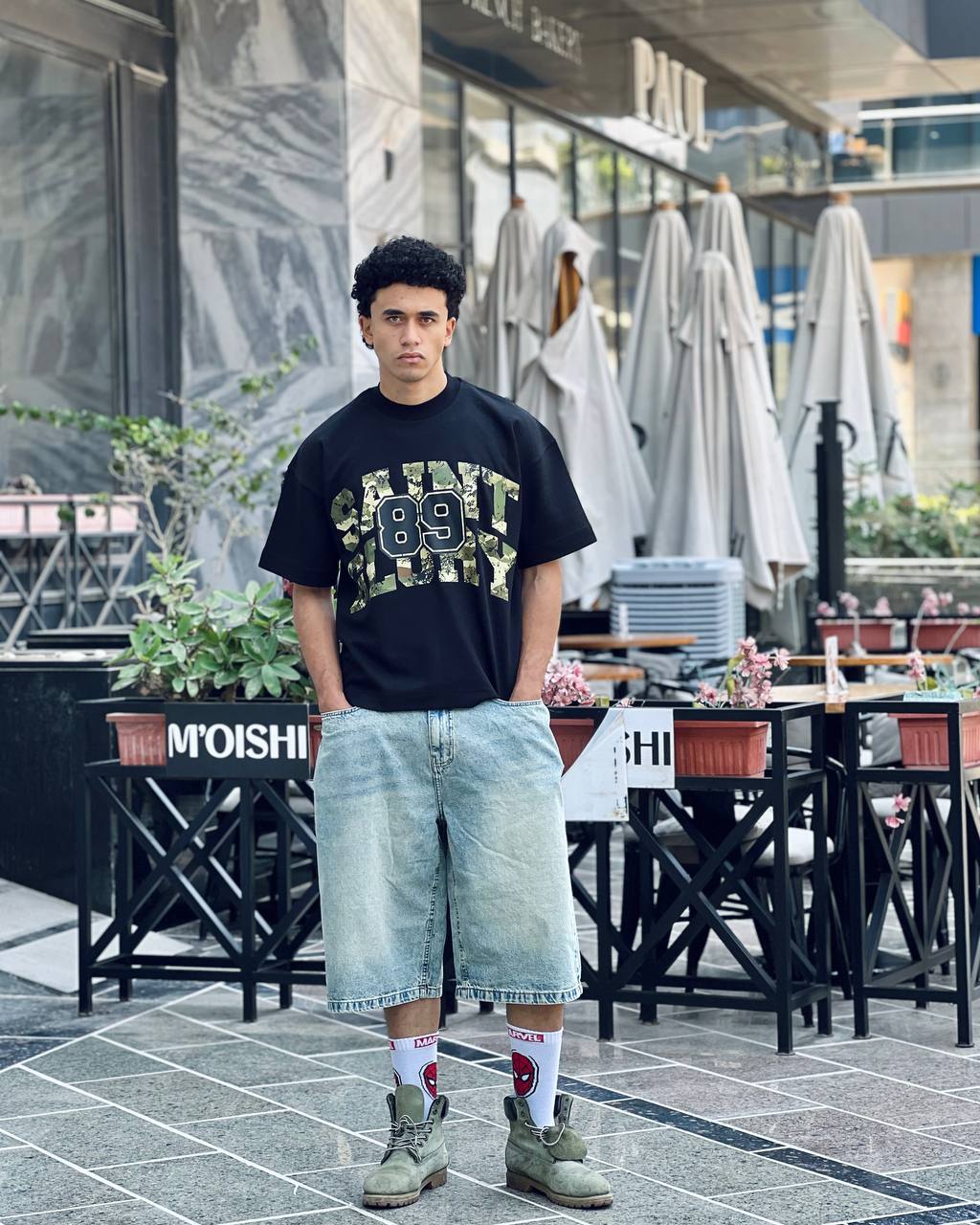 Oversized Army T-shirt