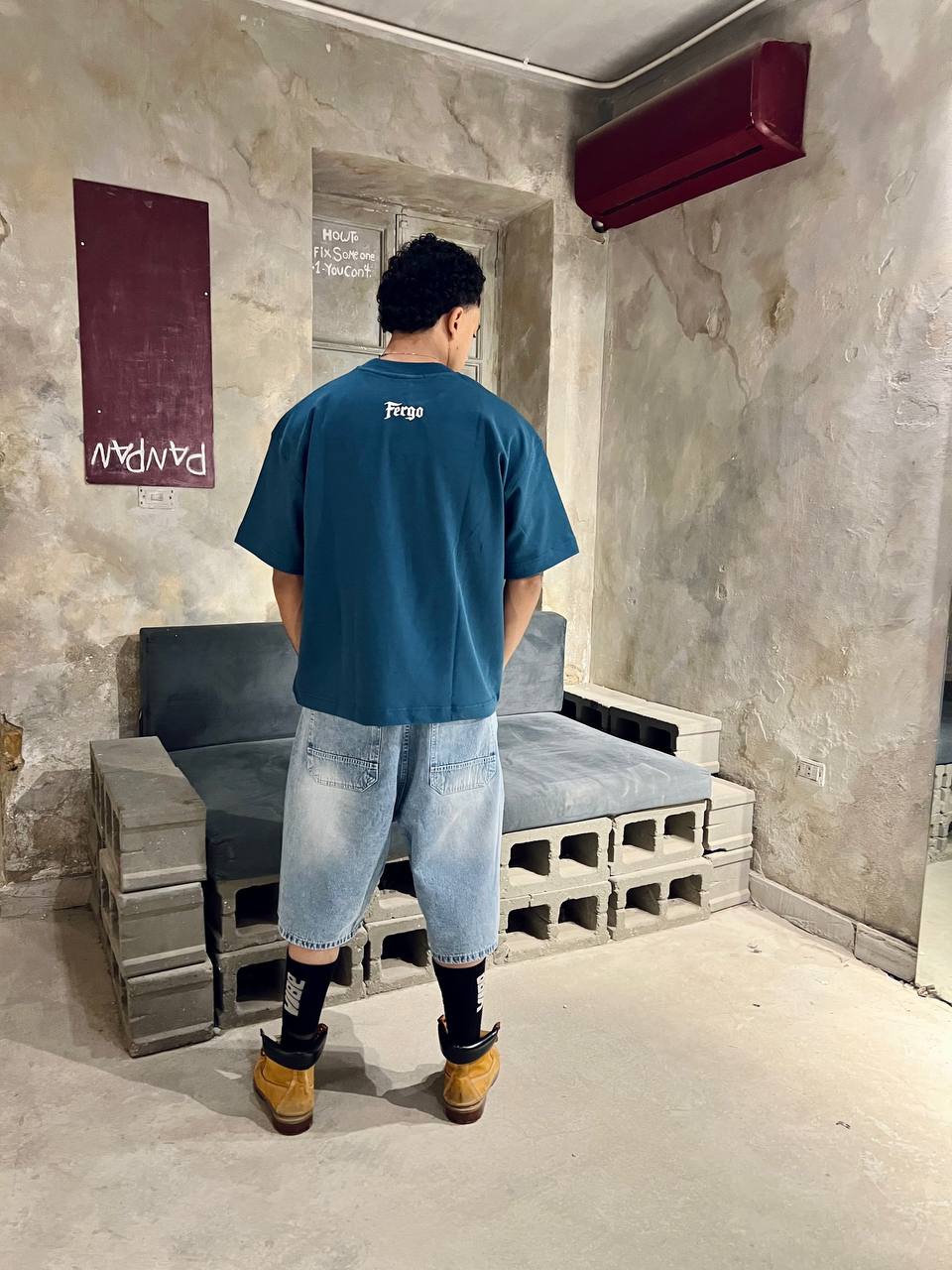 Oversized Indigo T-shirt