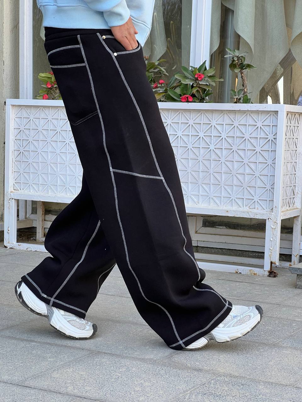 Black Oversized Sweatpants