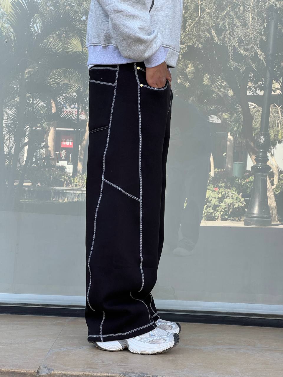 Black Oversized Sweatpants