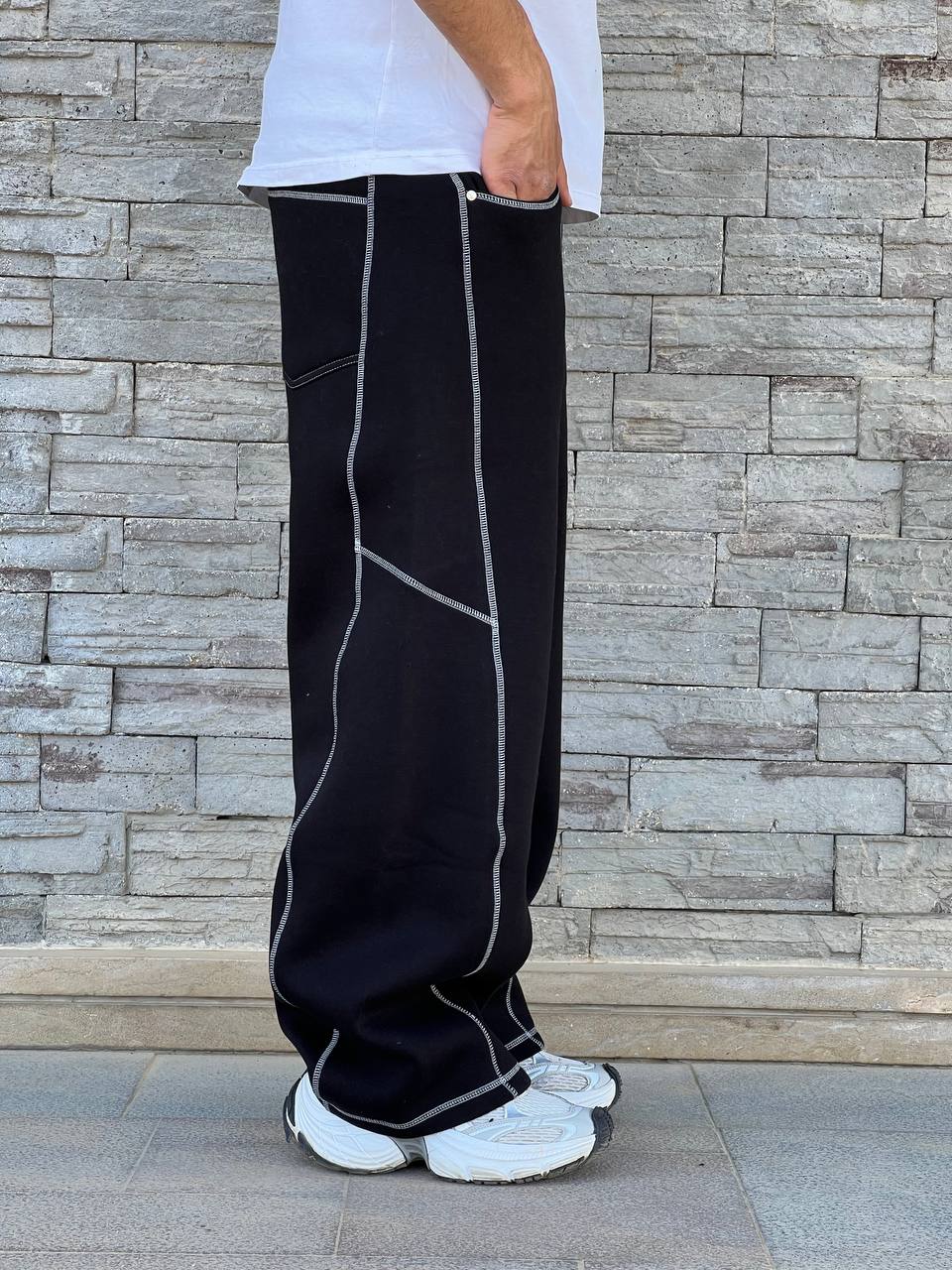 Black Oversized Sweatpants