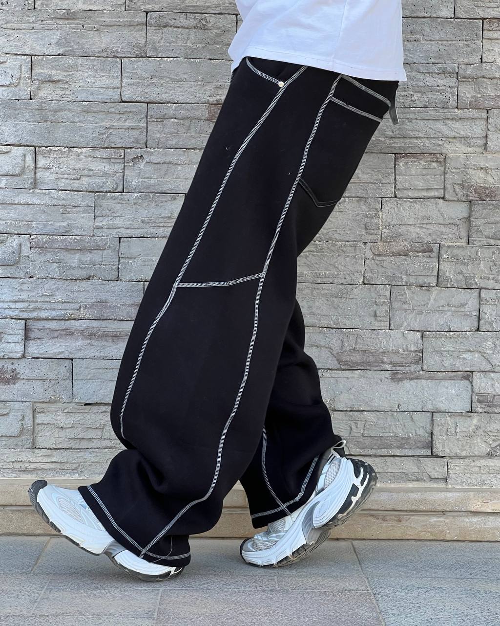 Black Oversized Sweatpants