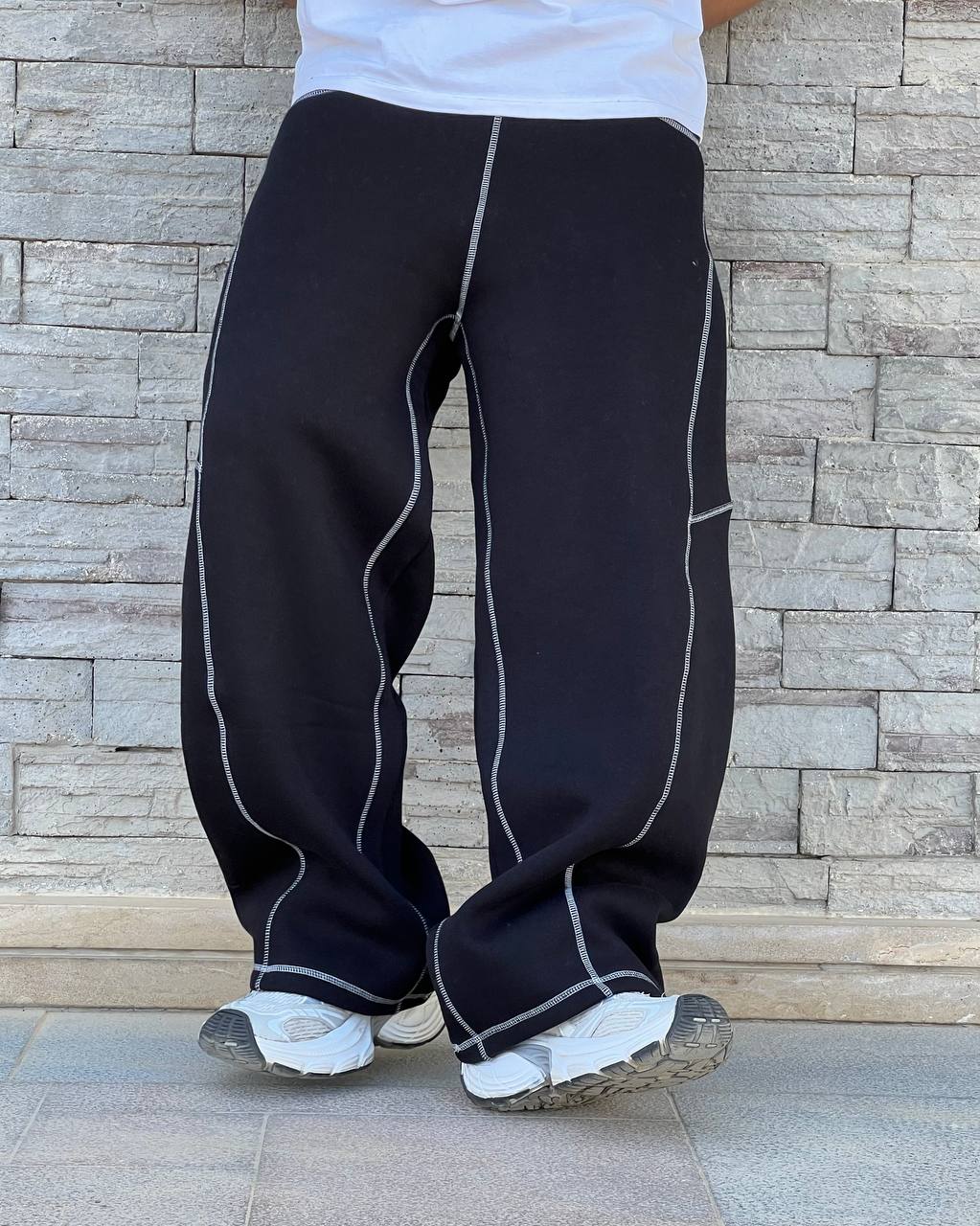 Black Oversized Sweatpants