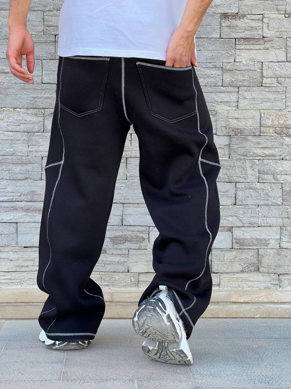 Black Oversized Sweatpants