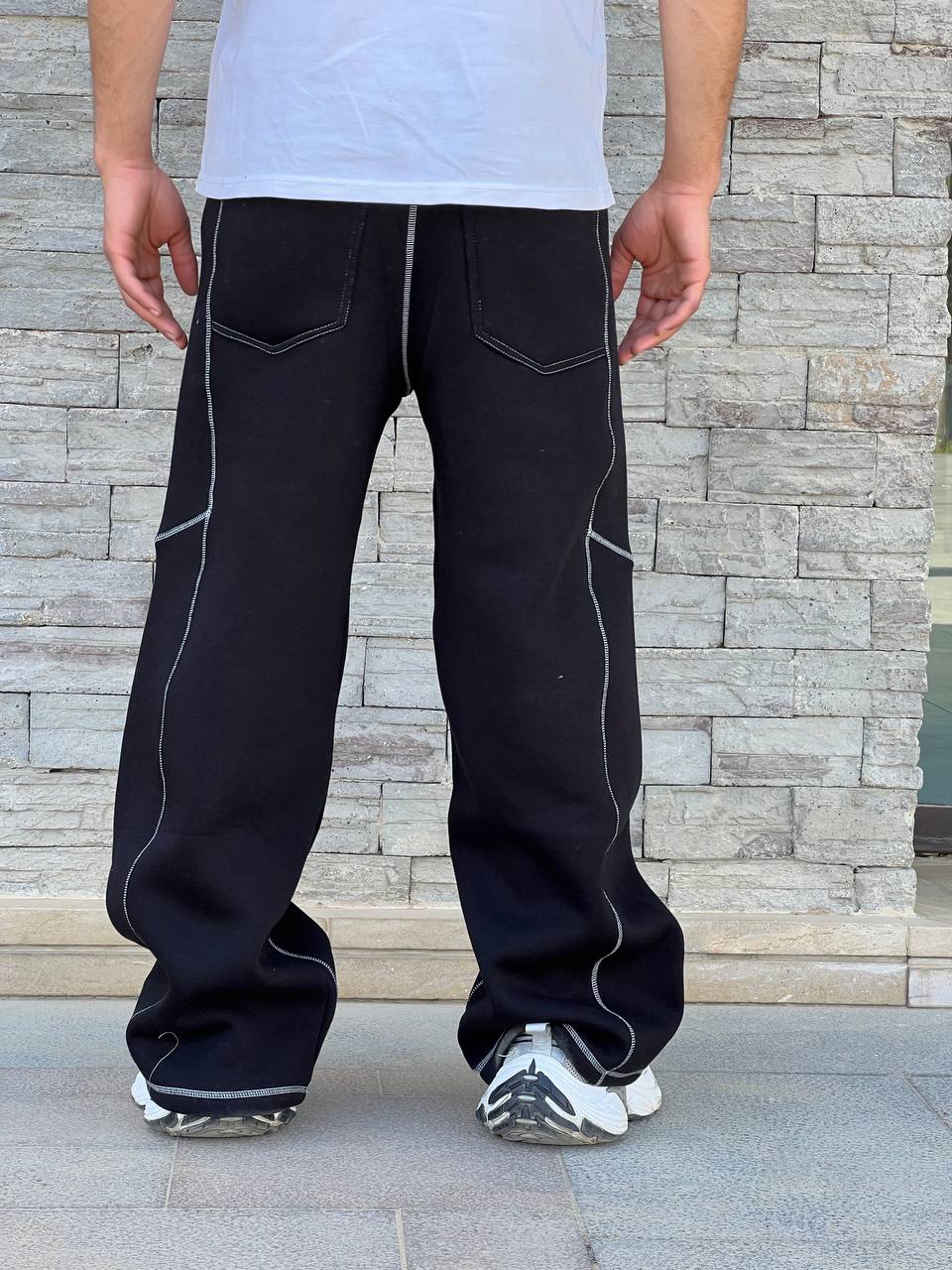 Black Oversized Sweatpants