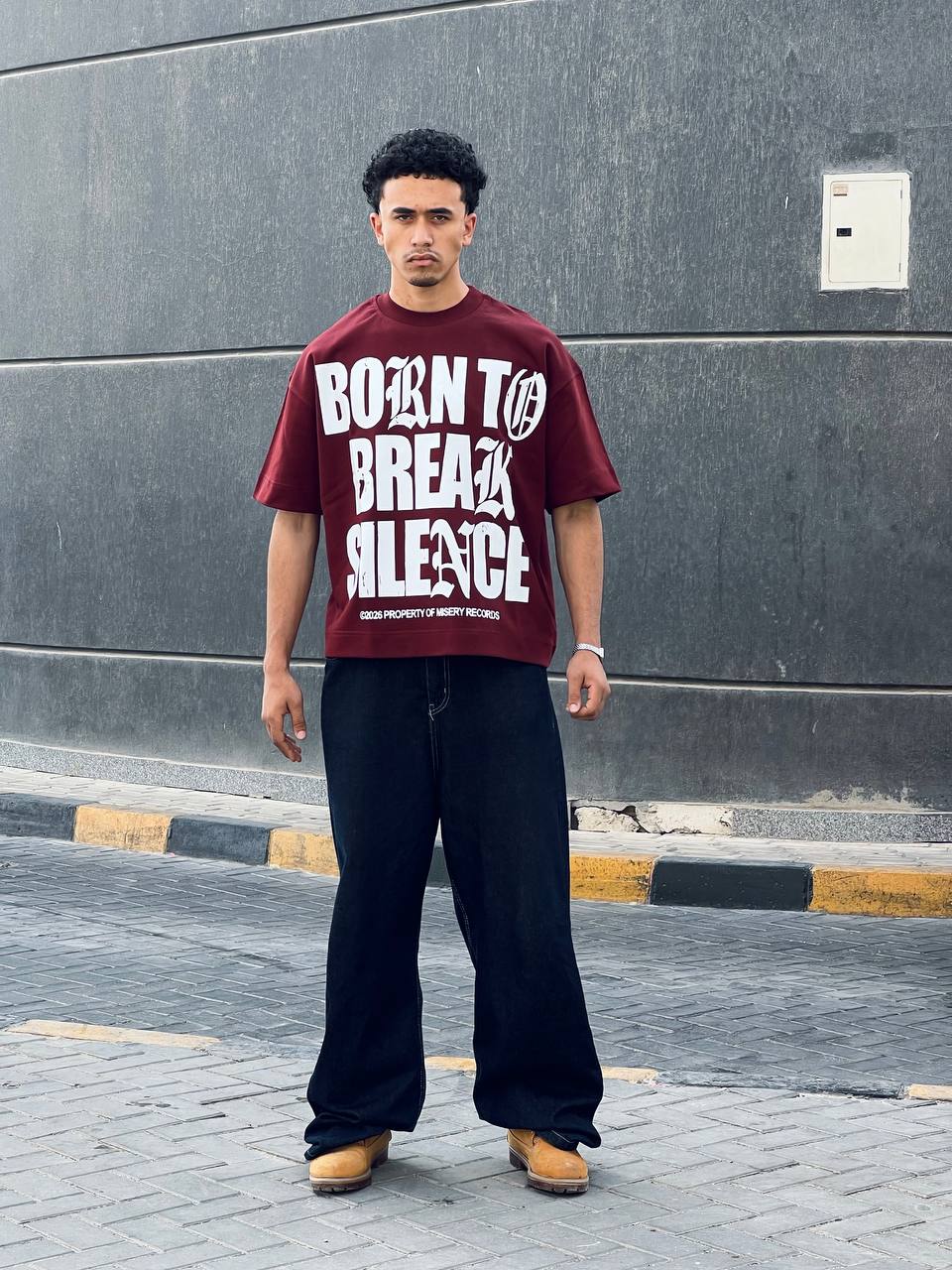 Oversized Marron t-shirt