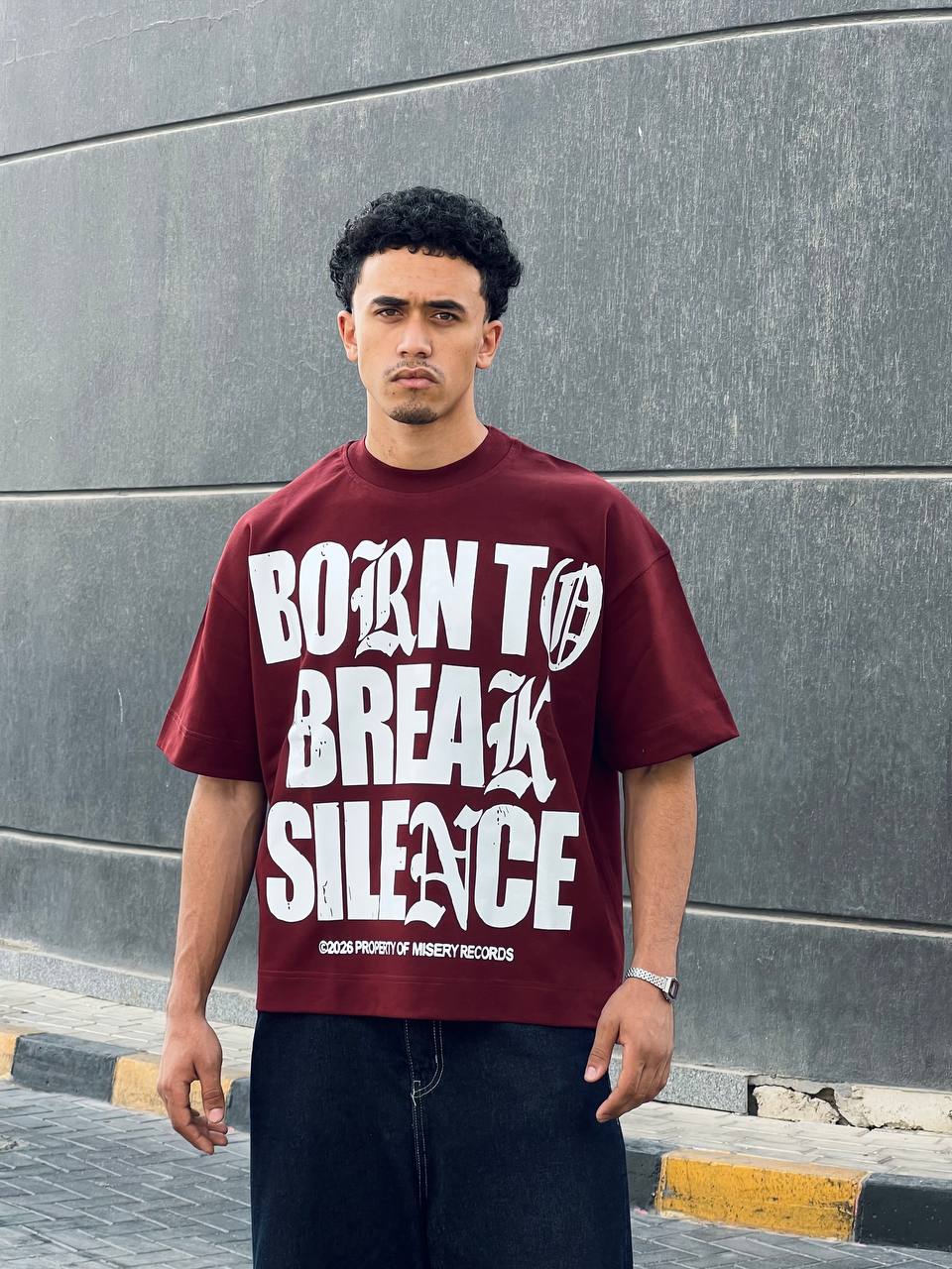Oversized Marron t-shirt
