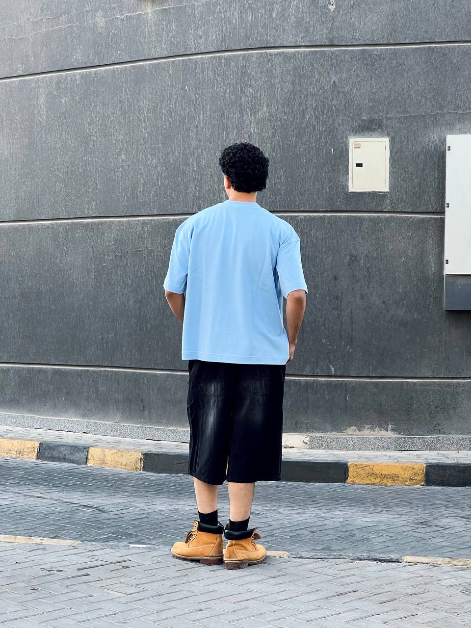 Oversized baby blue t-shirt