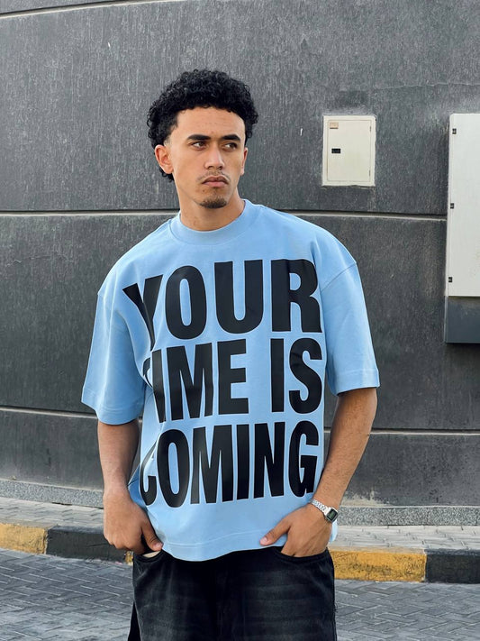 Oversized baby blue t-shirt