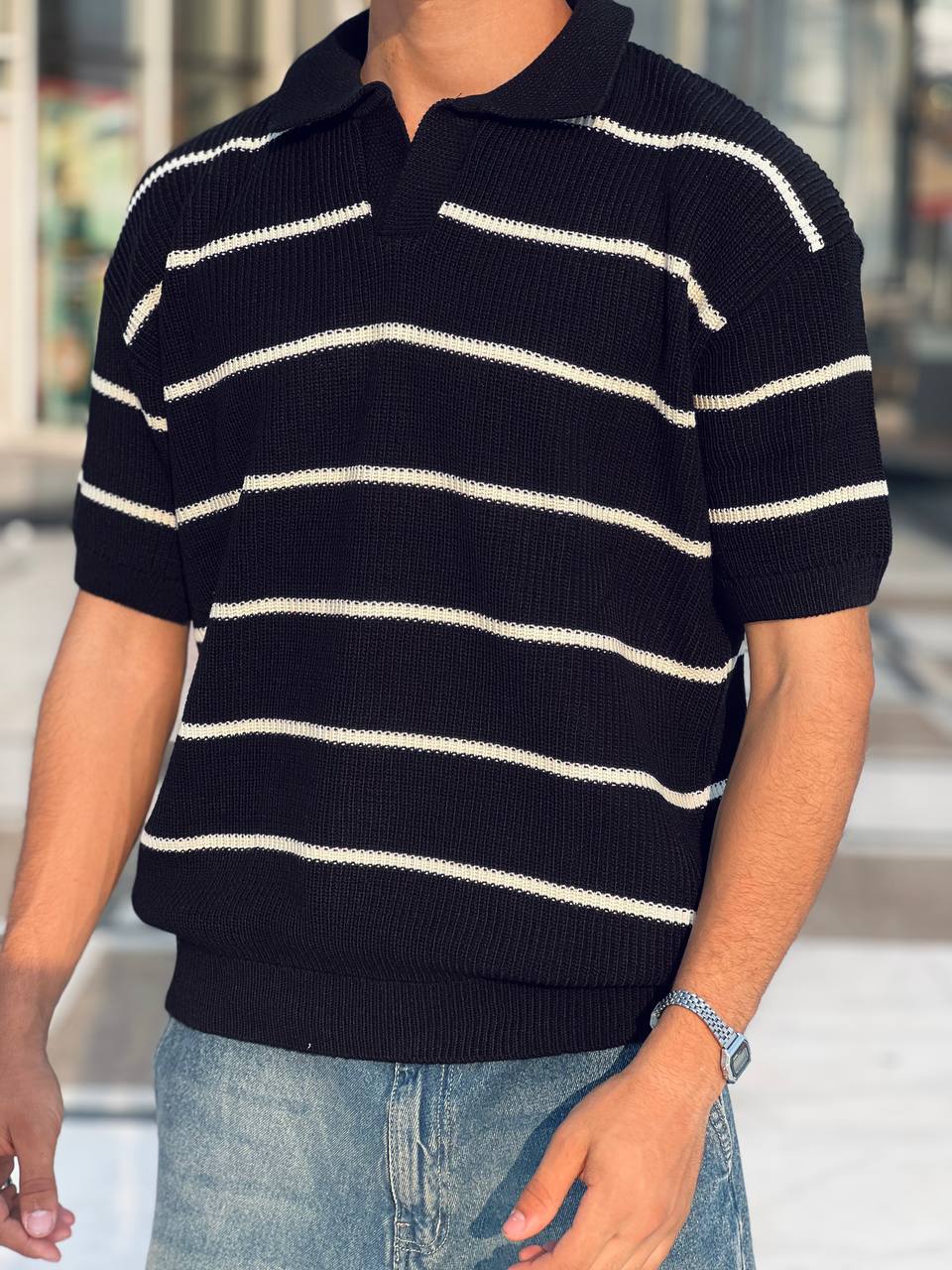 Striped black Trico