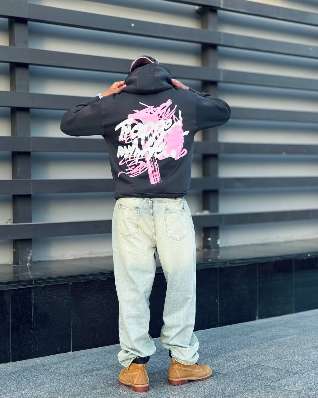 oversized iron hoodie