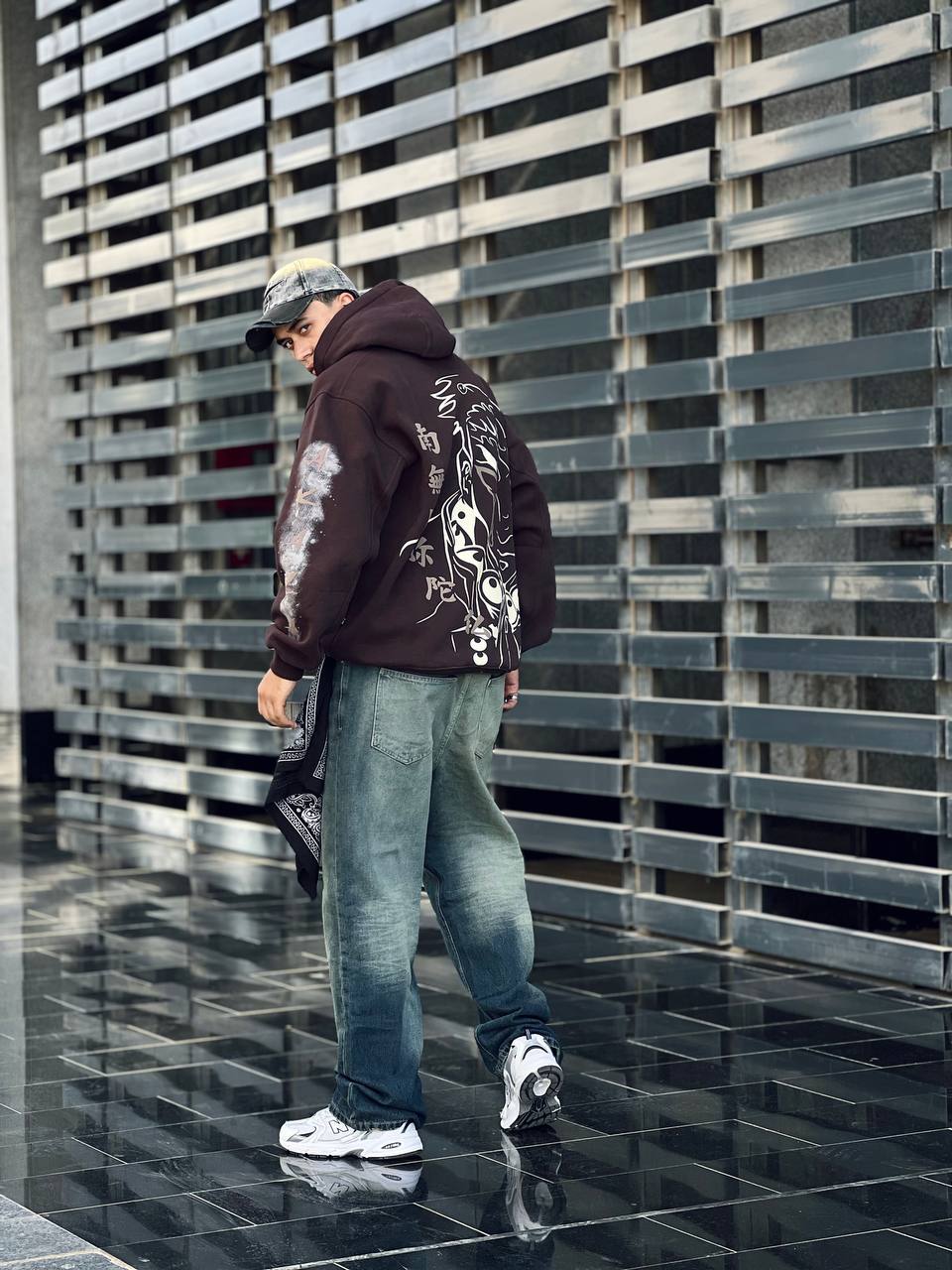 Brown Oversized hoodie