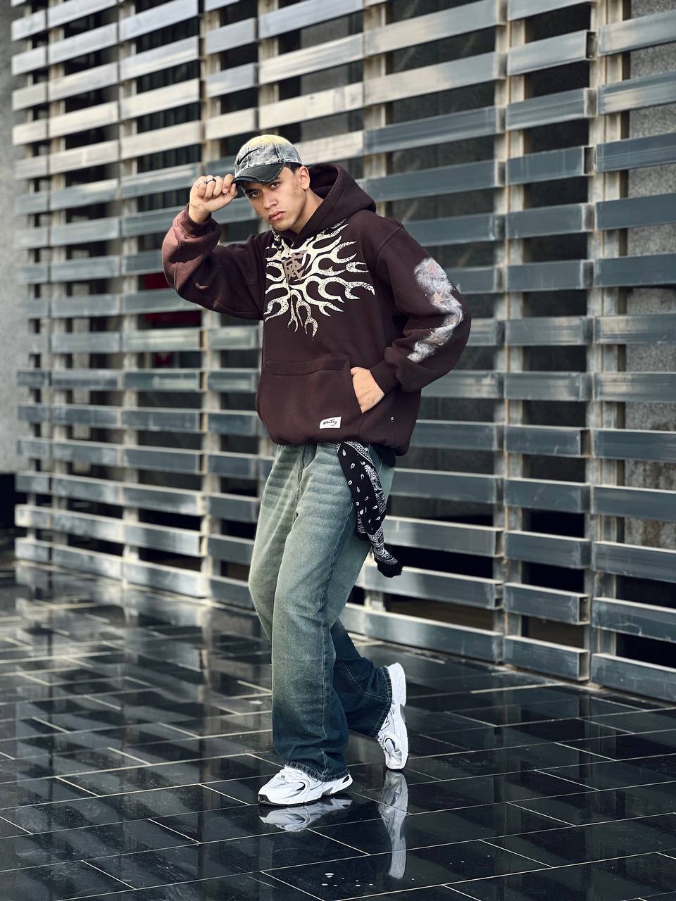 Brown Oversized hoodie