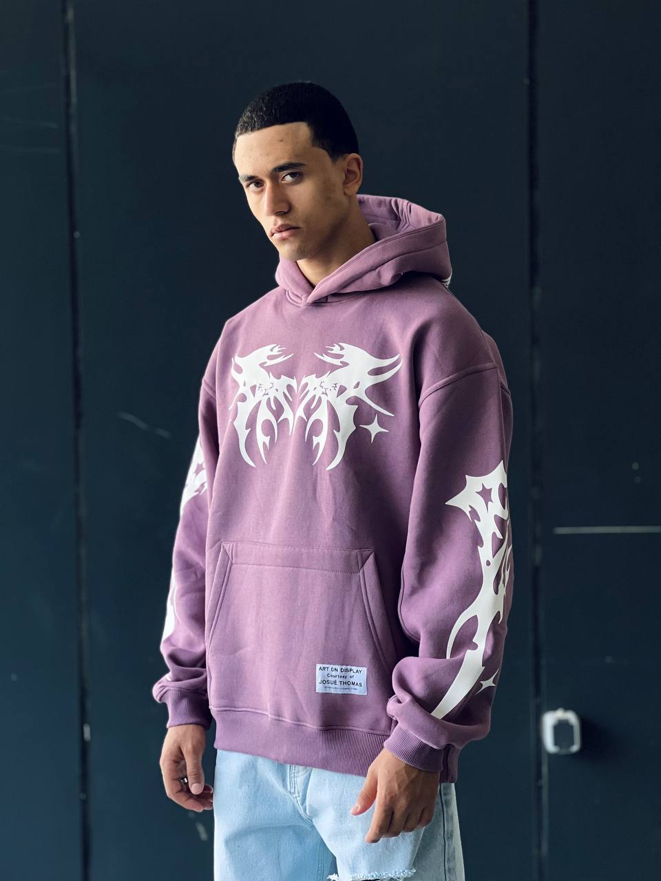 Puff purple hoodie
