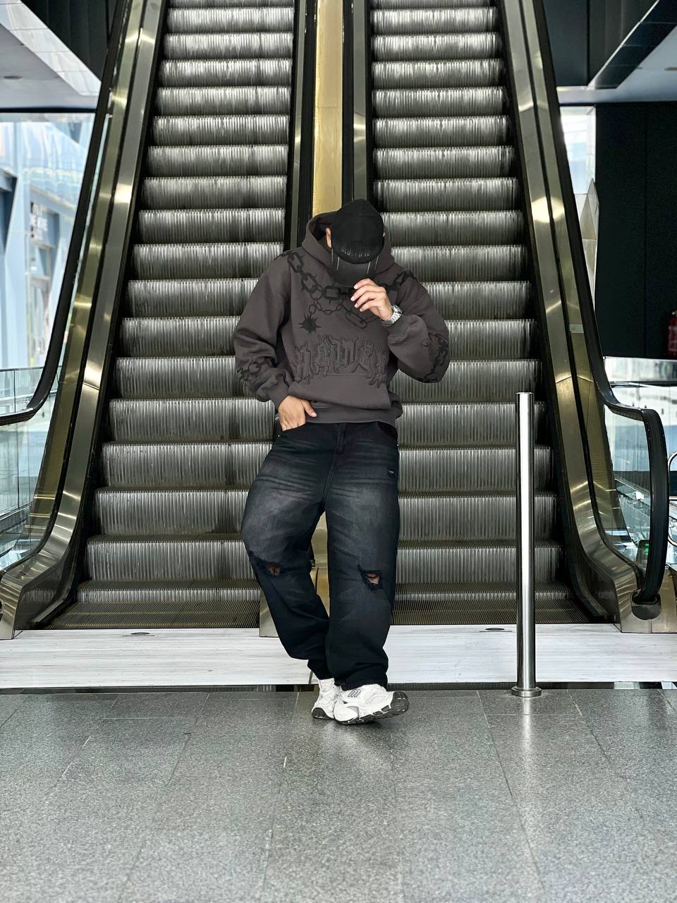 Iron Oversized hoodie