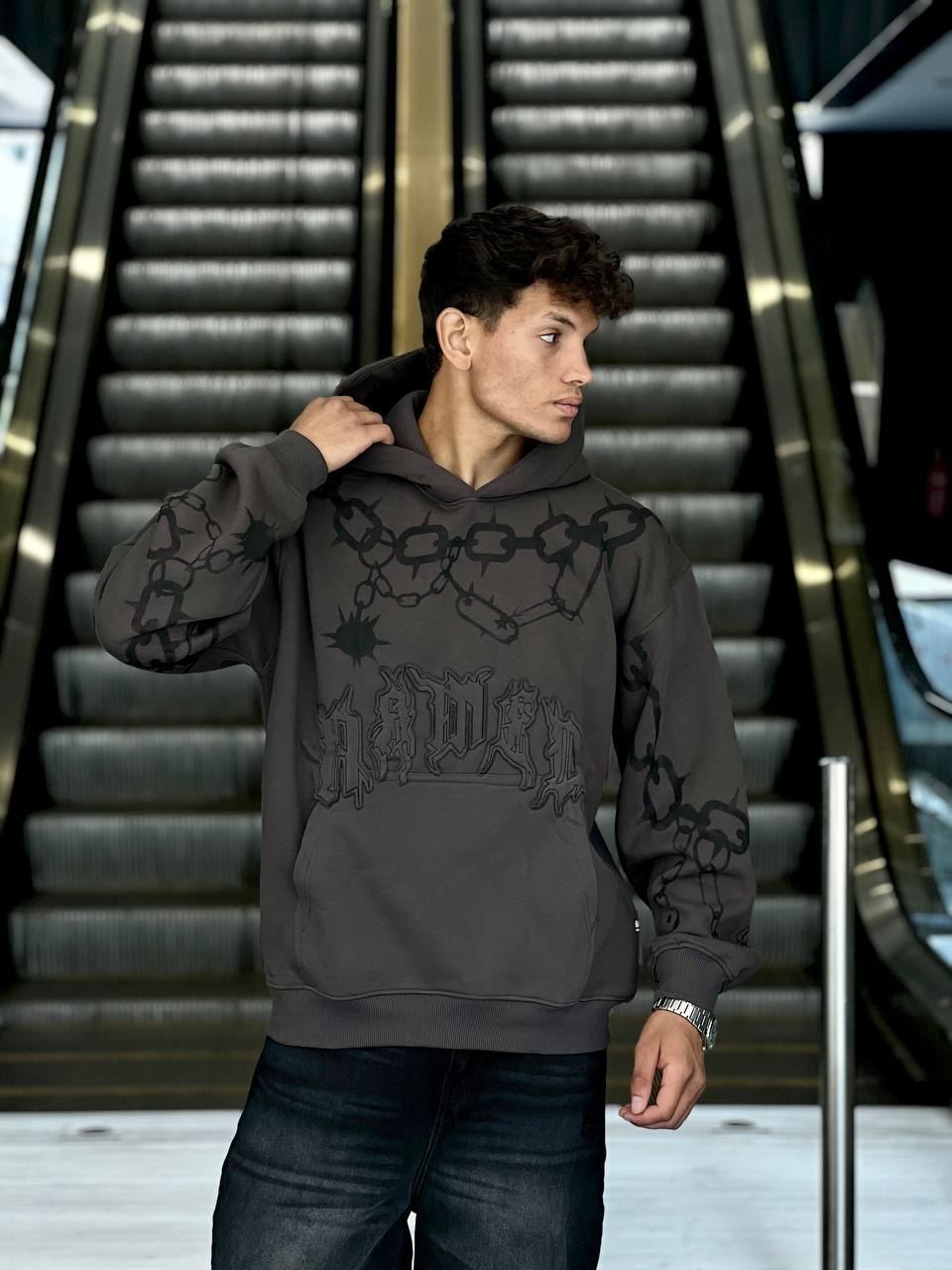 Iron Oversized hoodie