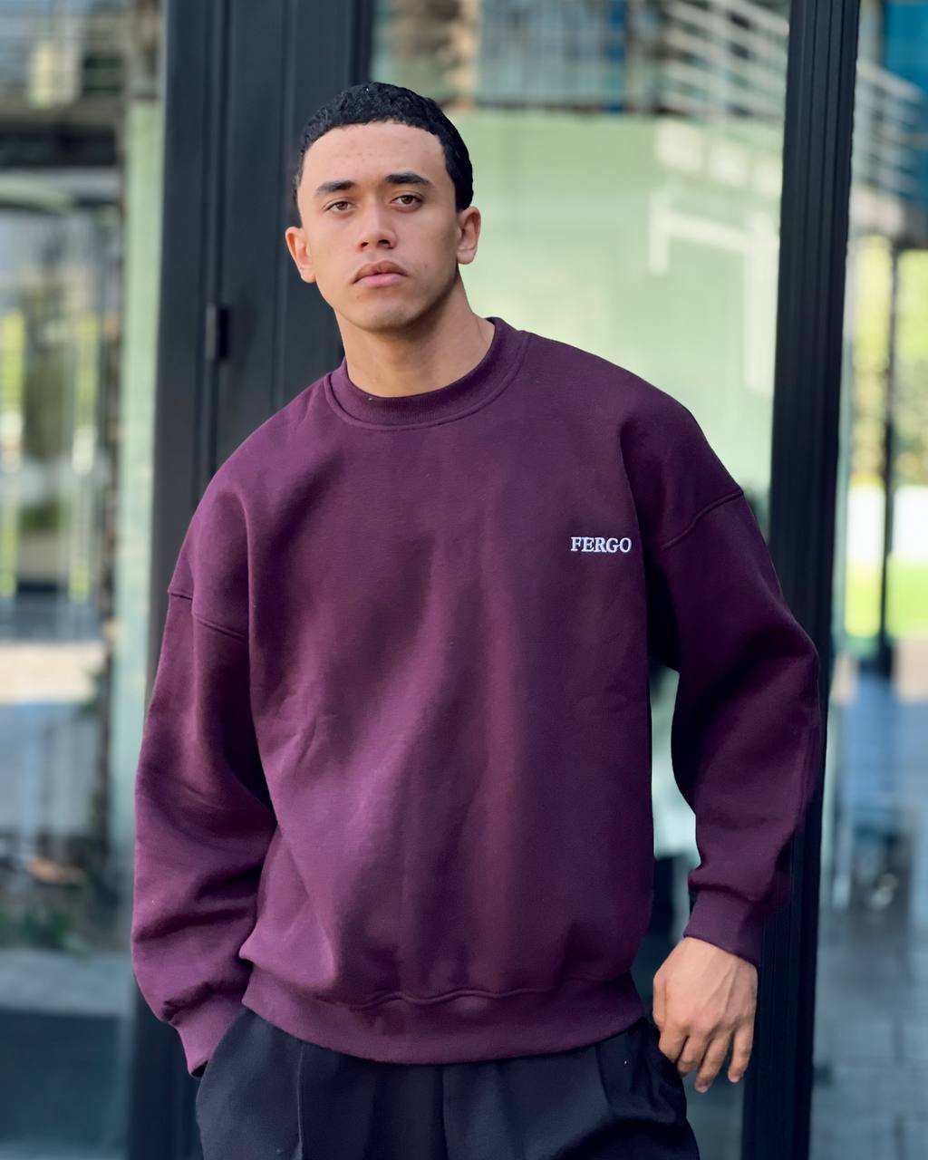 Burgundy Crewneck