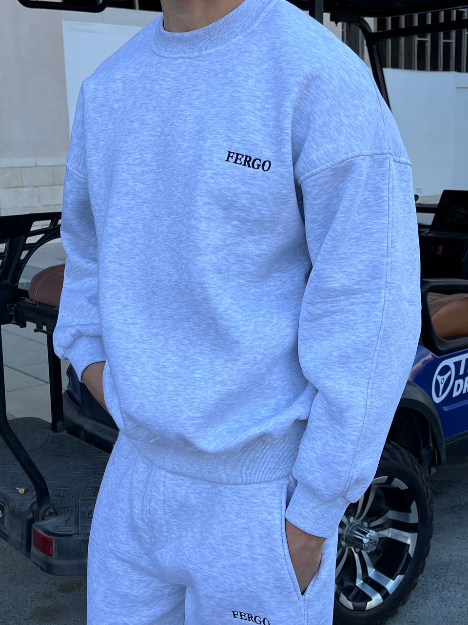 gray Crewneck