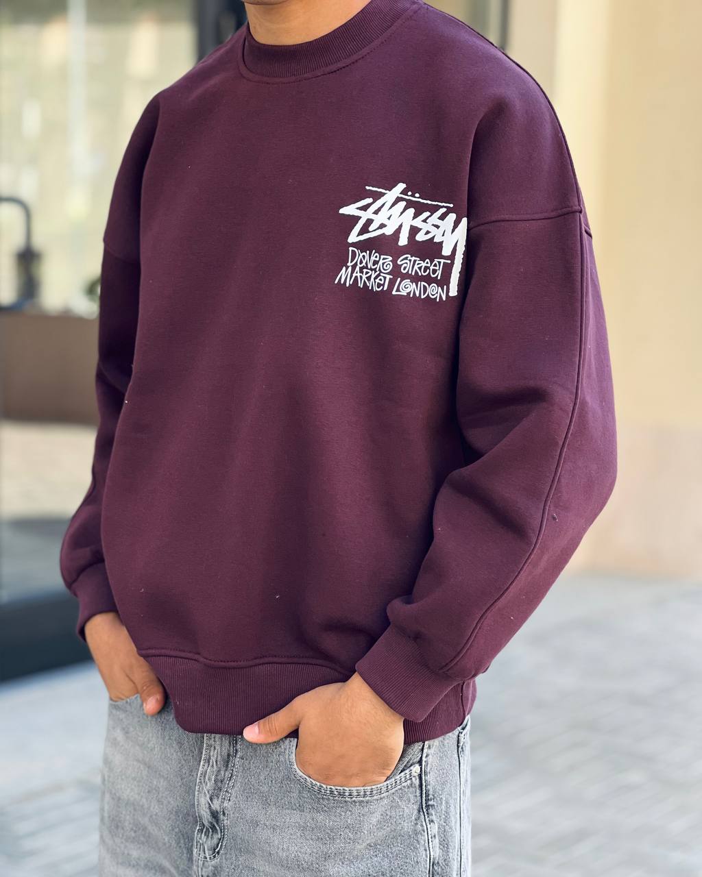 Burgundy Crewneck