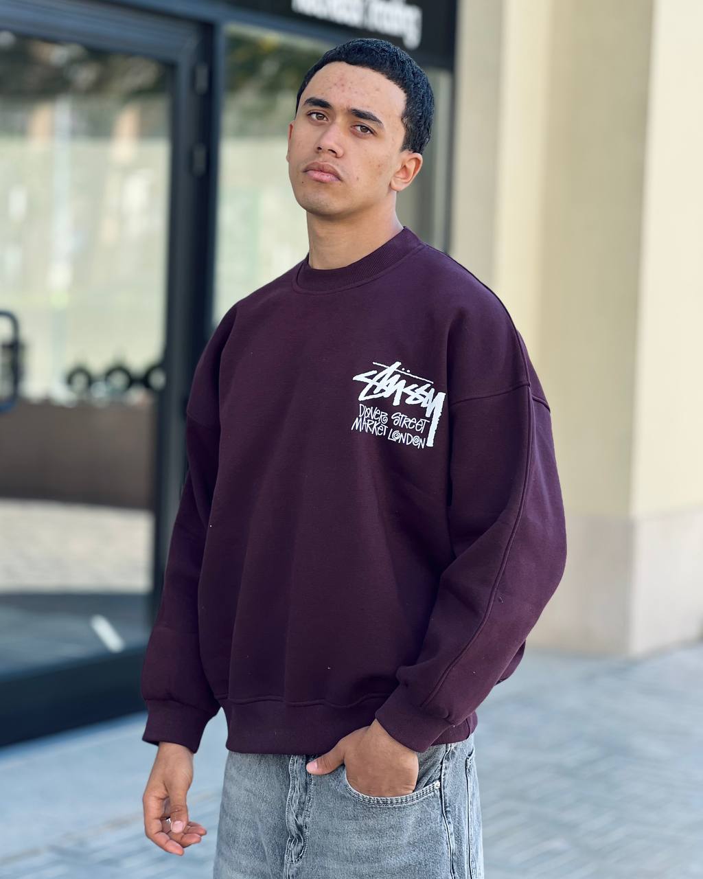 Burgundy Crewneck