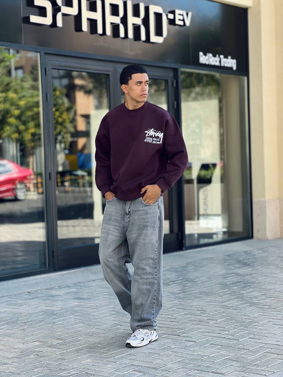 Burgundy Crewneck