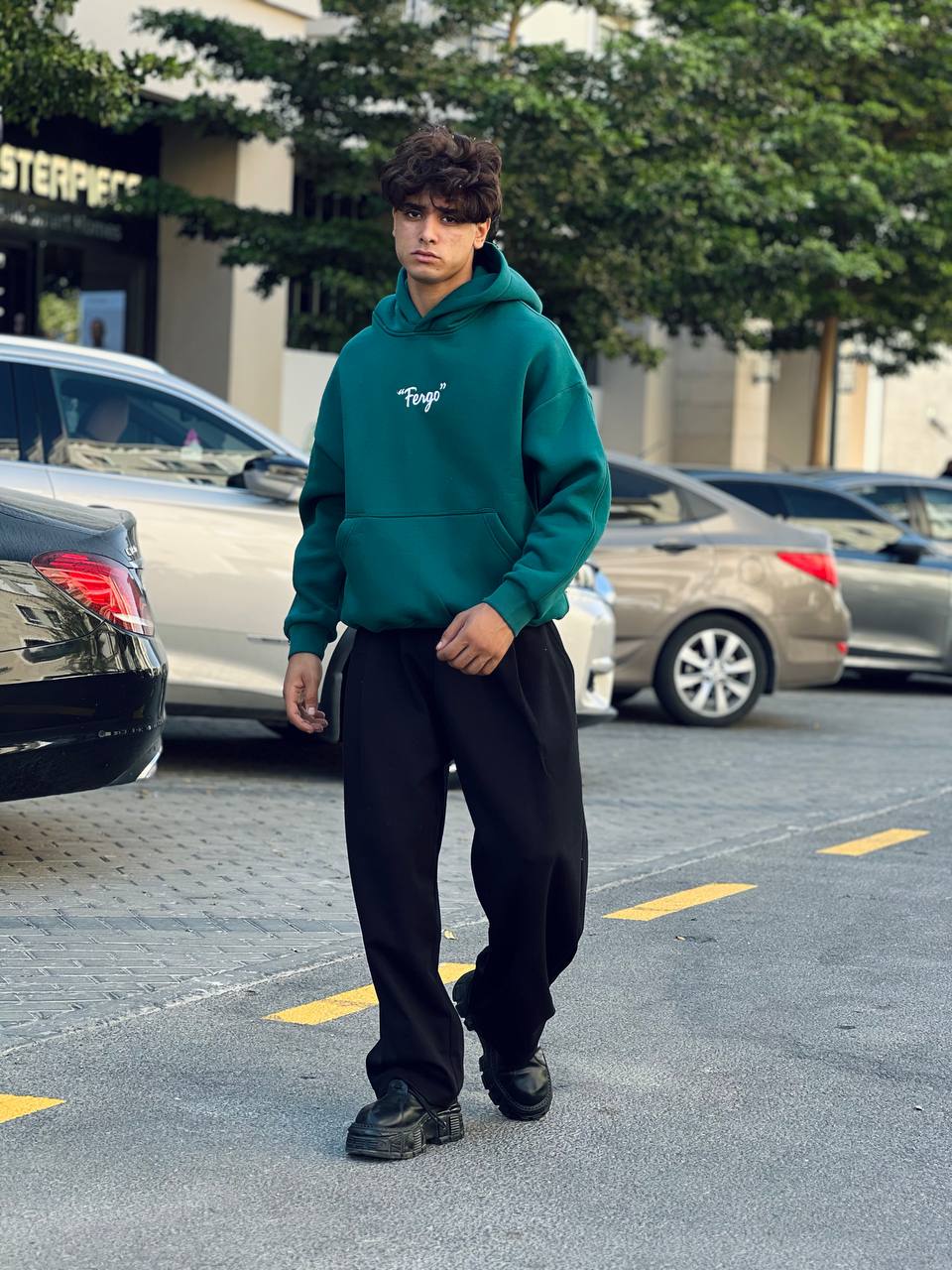 Essential Green hoodie