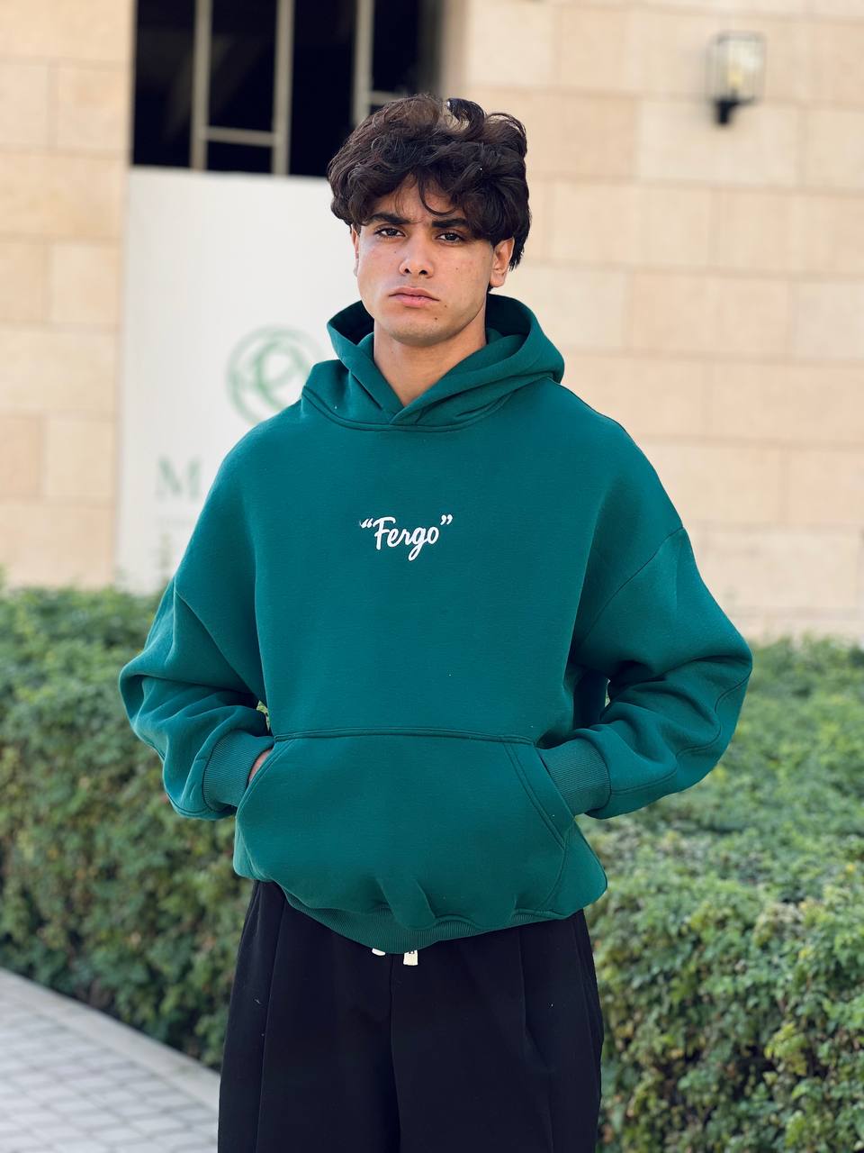 Essential Green hoodie