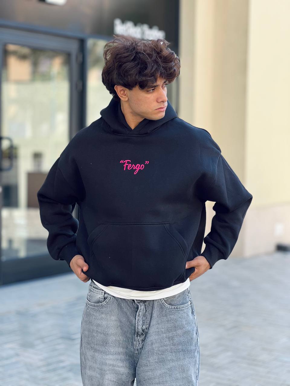 Essential Black hoodie