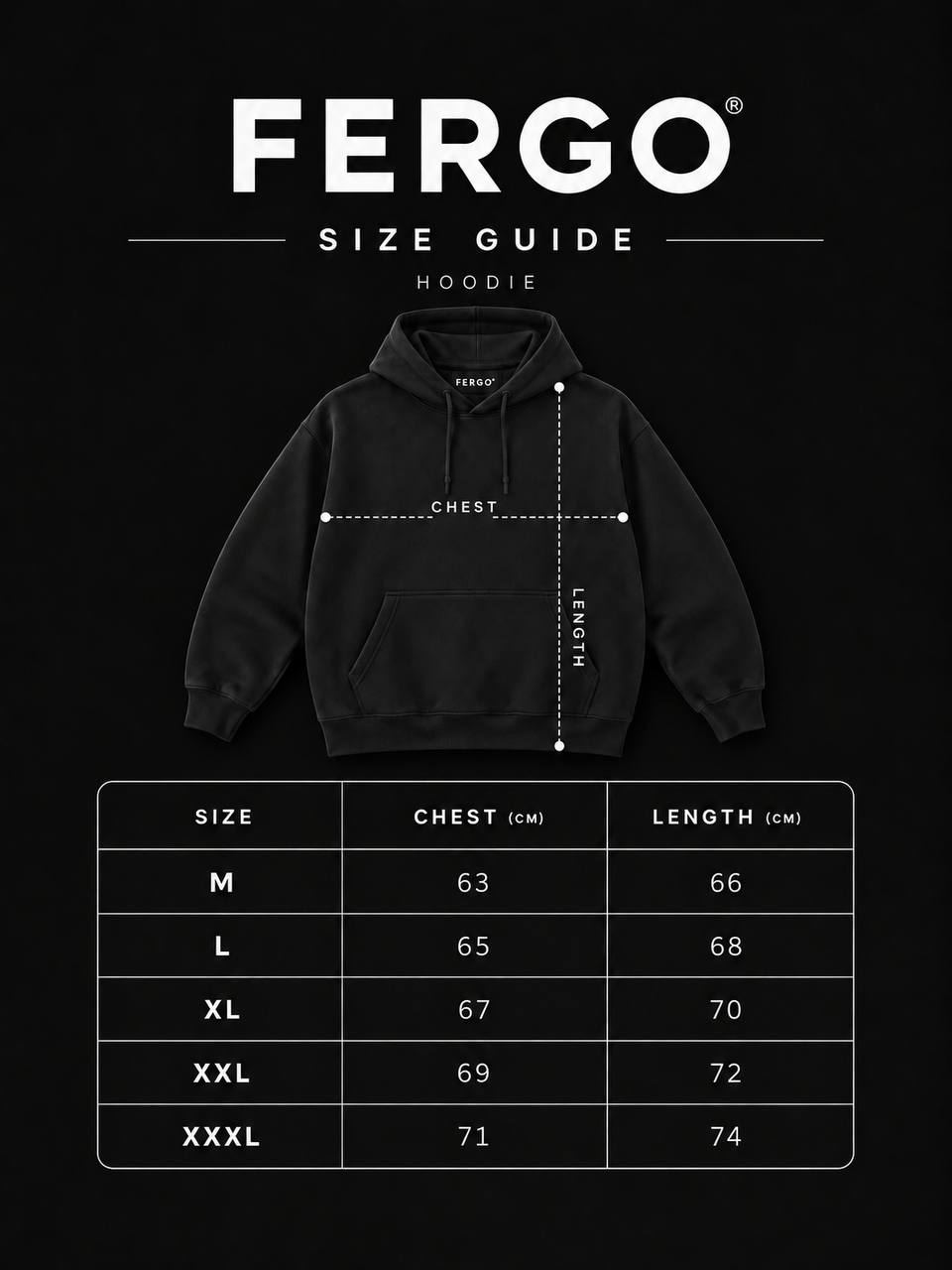 Globe Studios Hoodie – Gray Size Guide