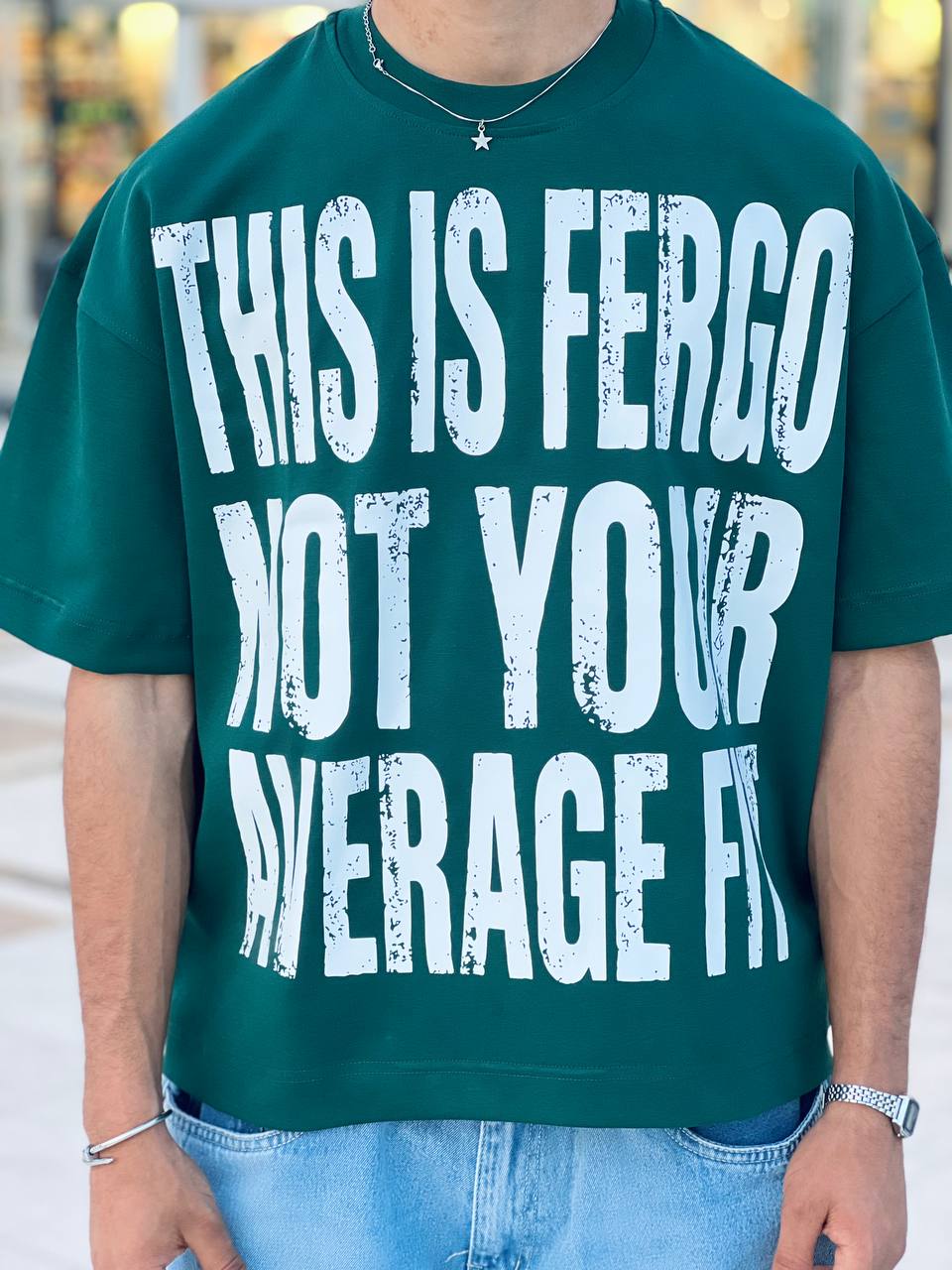 Oversized Green T-shirt