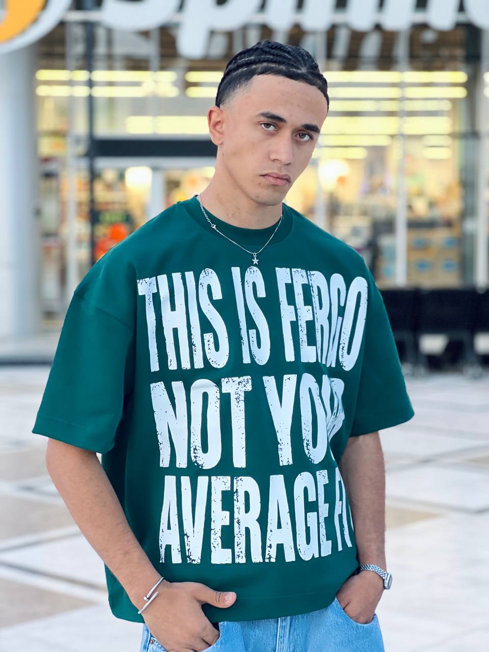 Oversized Green T-shirt