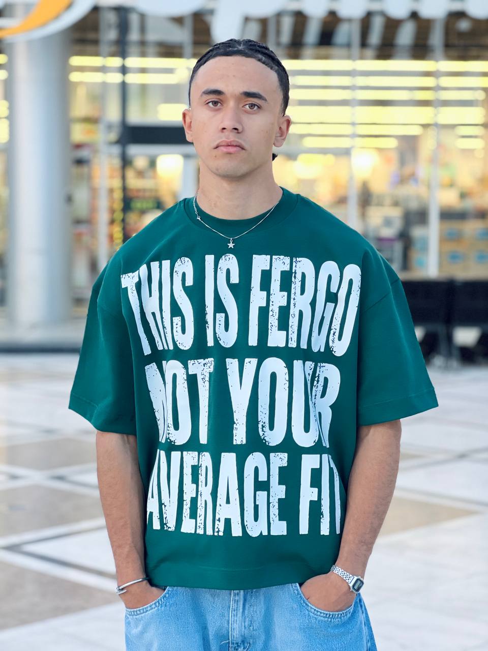 Oversized Green T-shirt