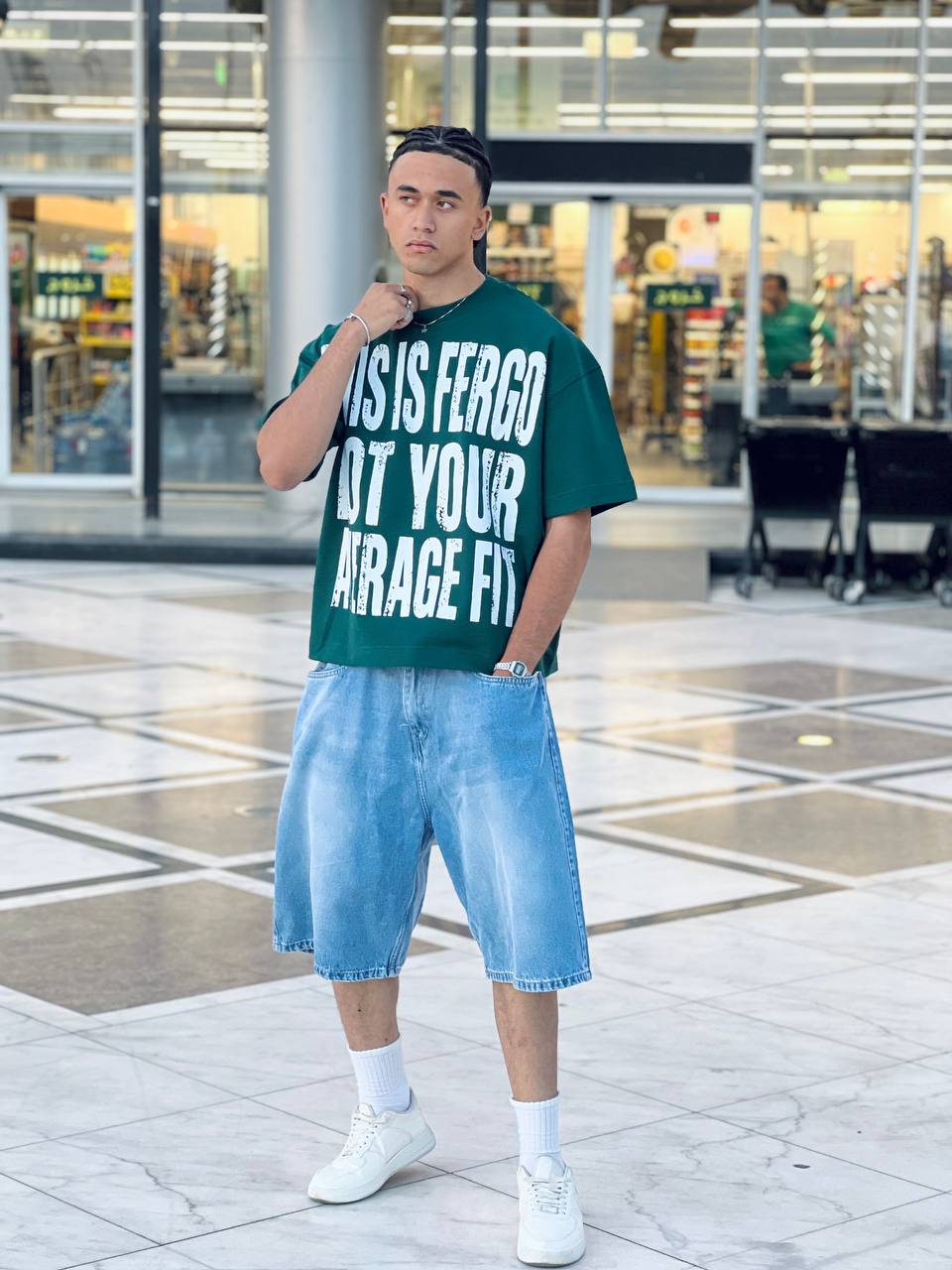 Oversized Green T-shirt