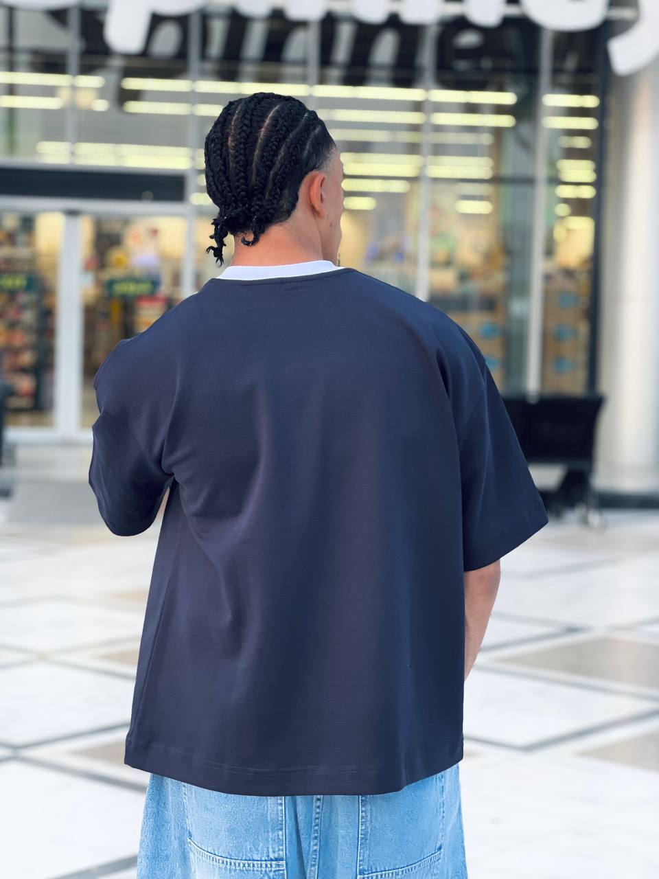 Oversized Navy T-shirt