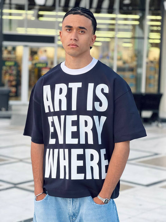 Oversized Navy T-shirt