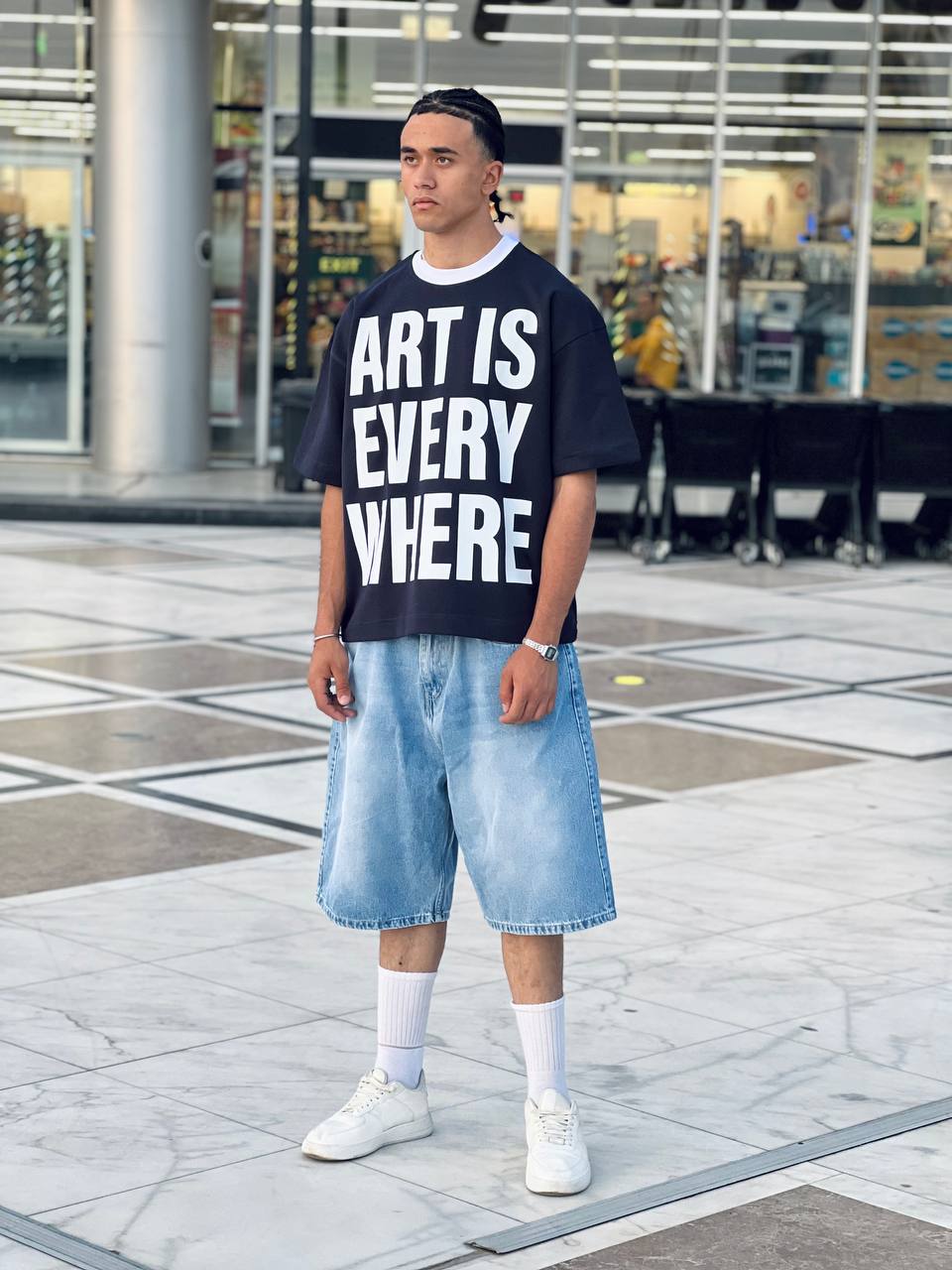 Oversized Navy T-shirt