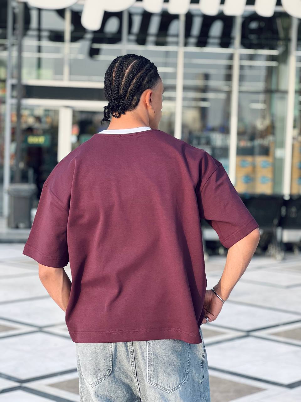Oversized Marron T-shirt