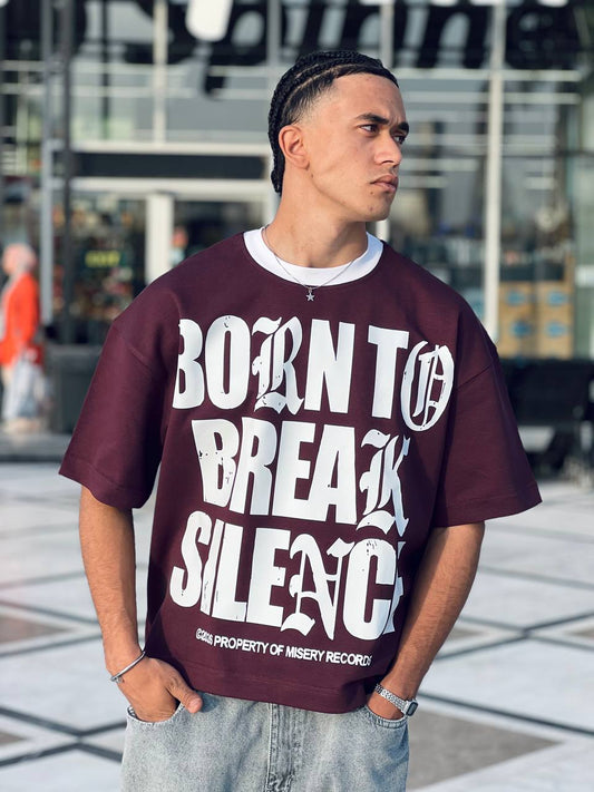 Oversized Marron T-shirt
