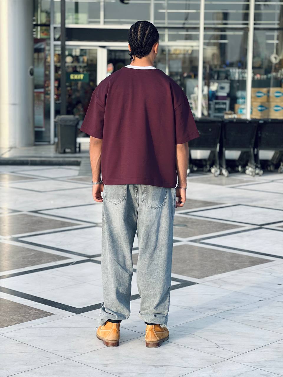 Oversized Marron T-shirt