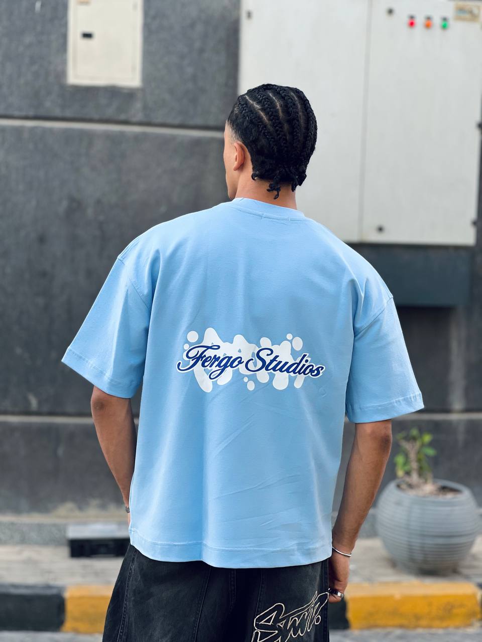 Oversized Baby Blue T-shirt