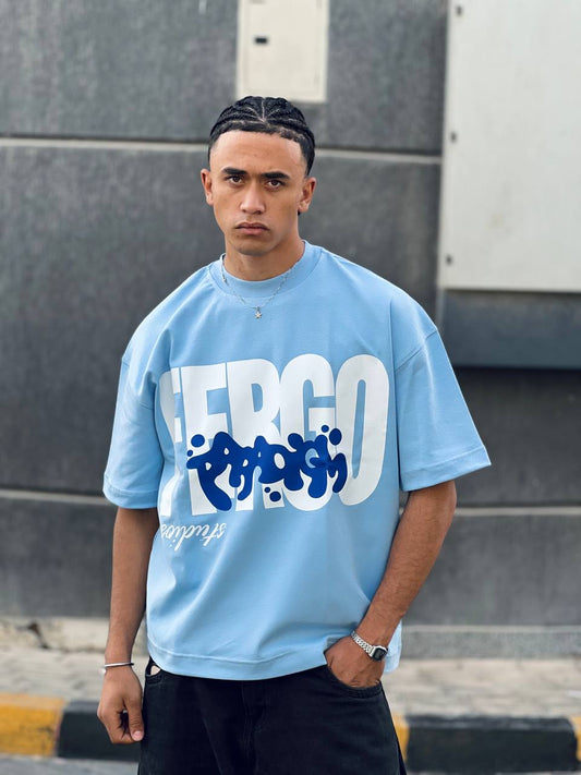 Oversized Baby Blue T-shirt