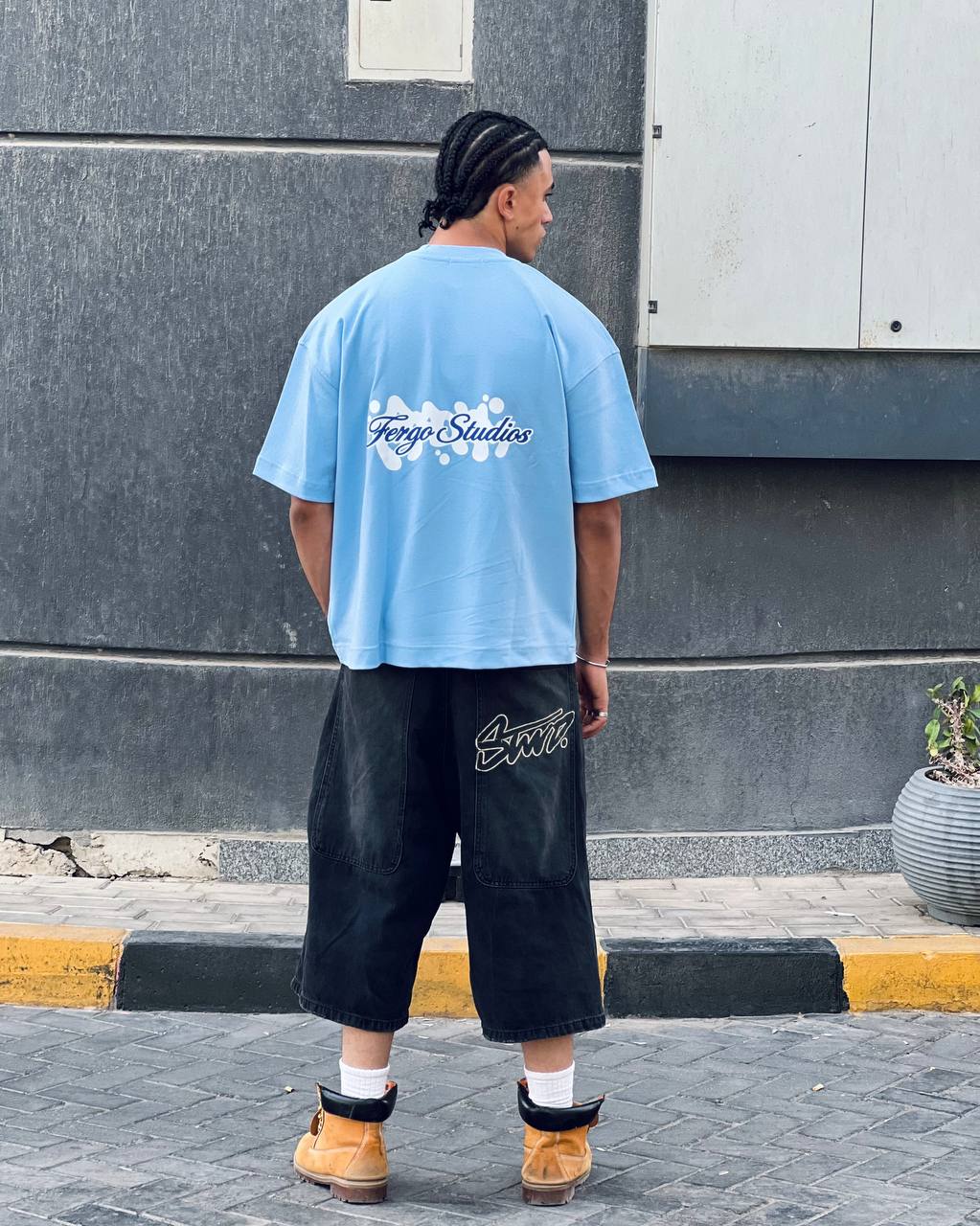 Oversized Baby Blue T-shirt