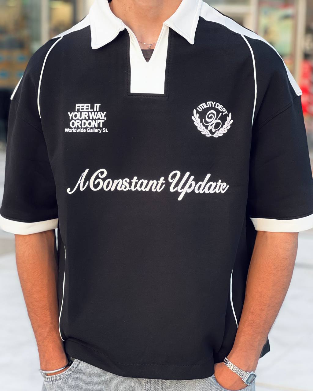 Black Constant Polo