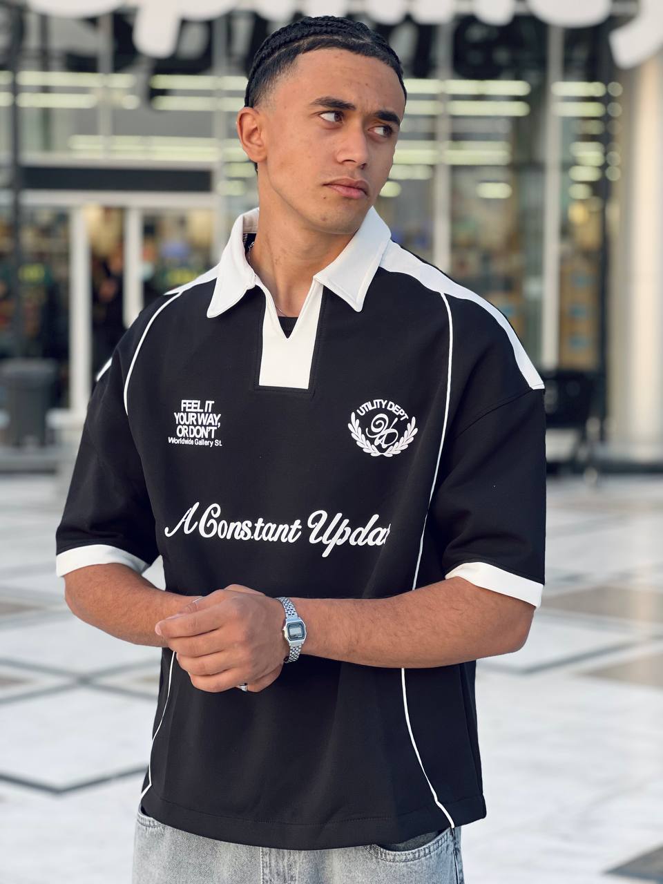 Black Constant Polo