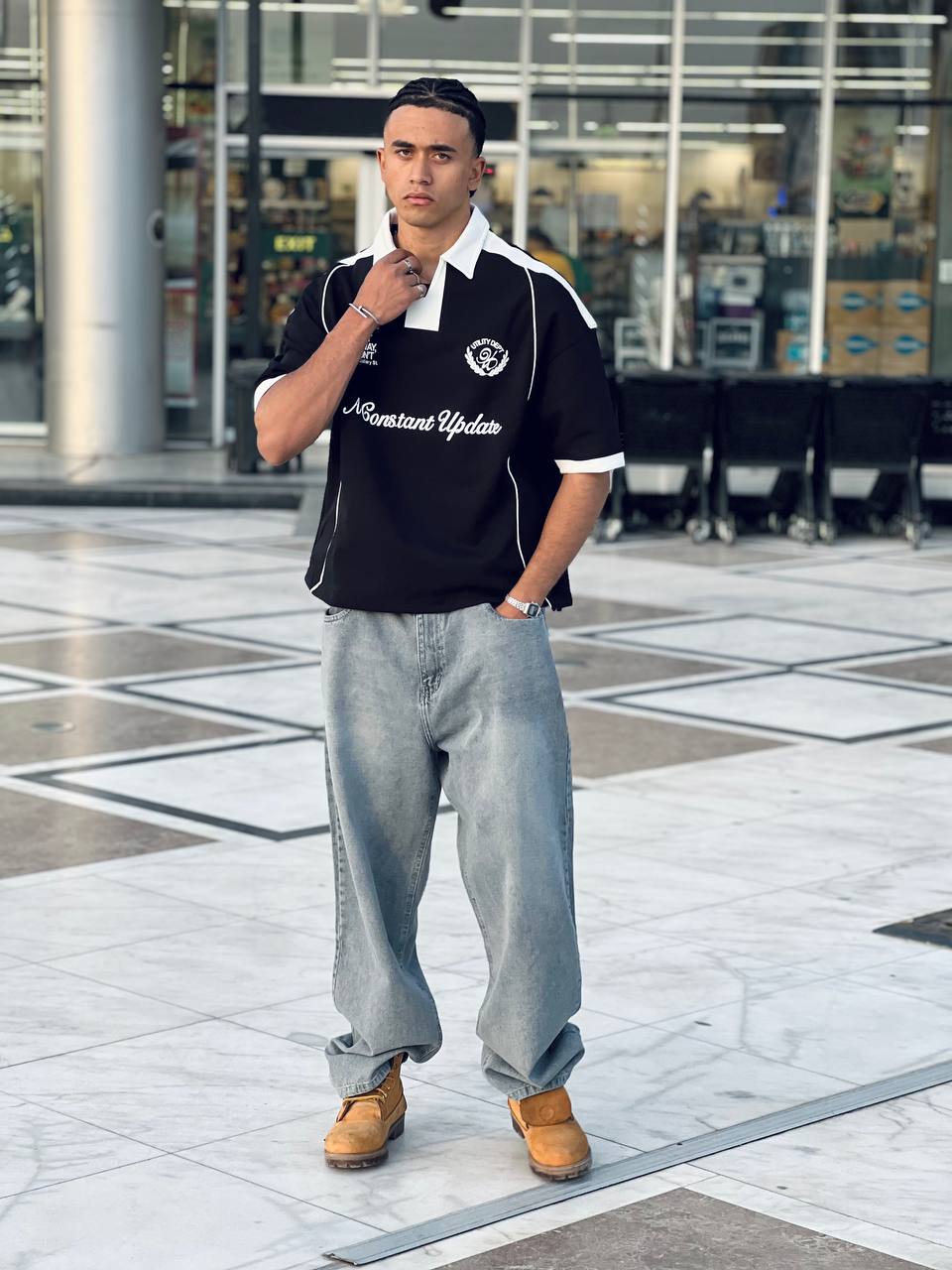 Black Constant Polo