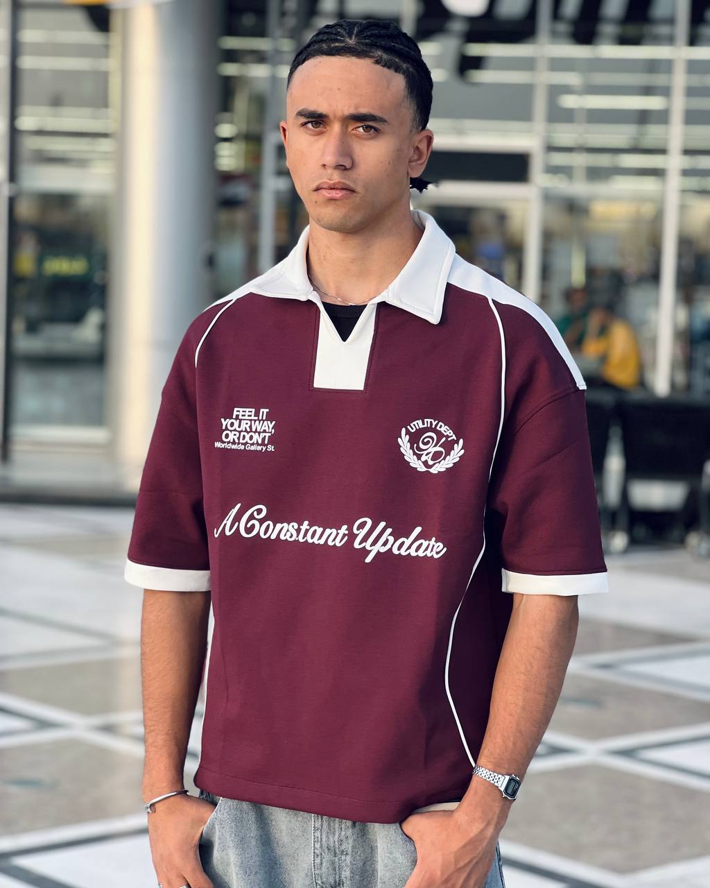 Burgundy Constant Polo